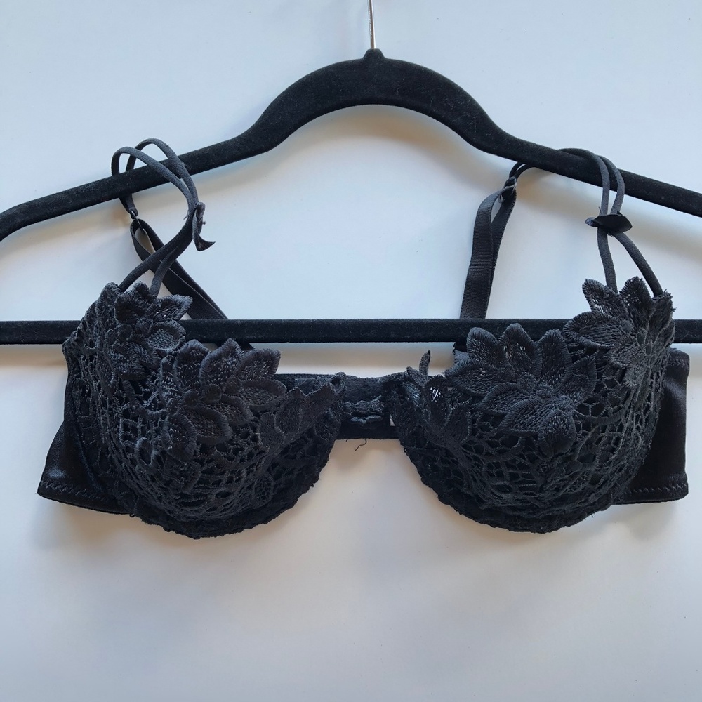 Black Lace Bra 36B
